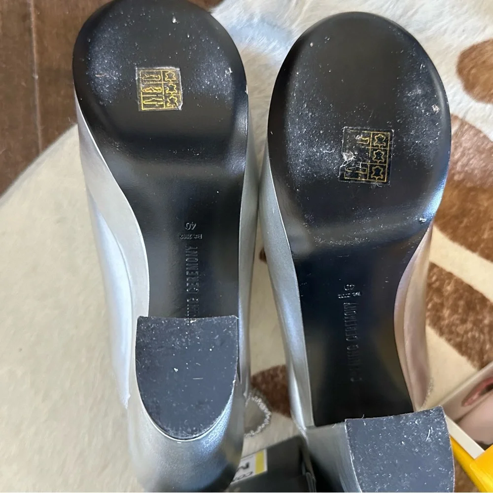 OPENING CEREMONY Silver Platform Slingback Heels🌸